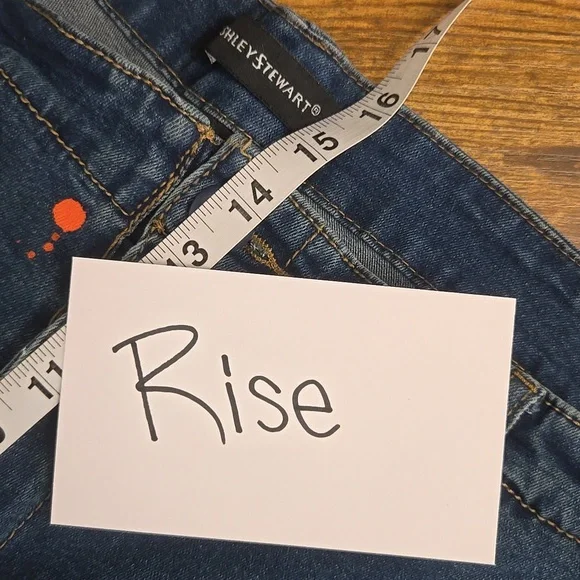 ashley stewart paint splatter jeans - Picture 5 of 6